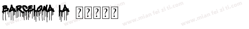 Barcelona La字体转换